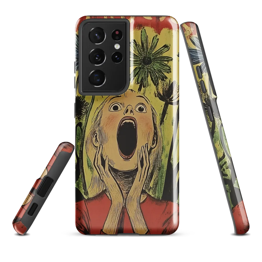 The Echo of Panic | Phone Case |  S21 Ultra | Tough Case | Glossy