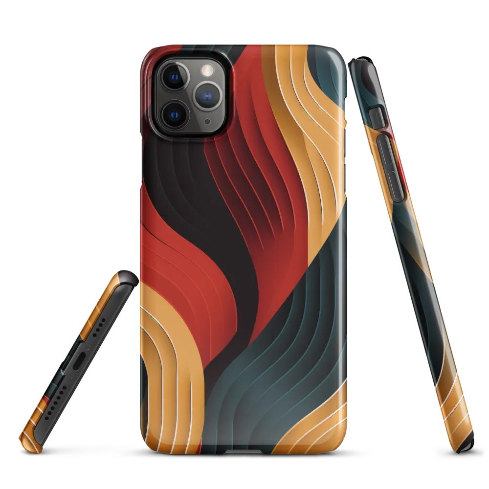 Dynamic Waves of Color | Phone Case |  11 Pro Max | Snap Case | Glossy