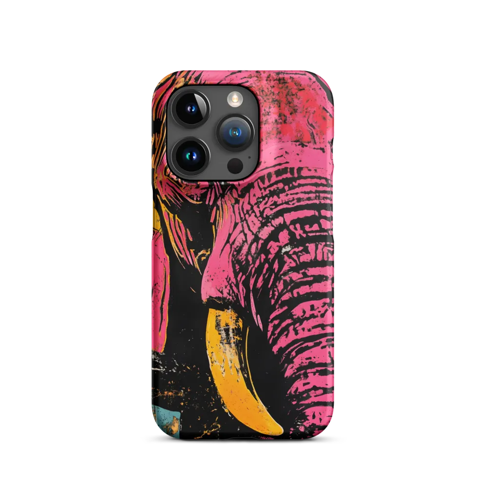 Bold Encounter: The Vibrant Elephant | Phone Case |  15 Pro | Snap Case | Matte