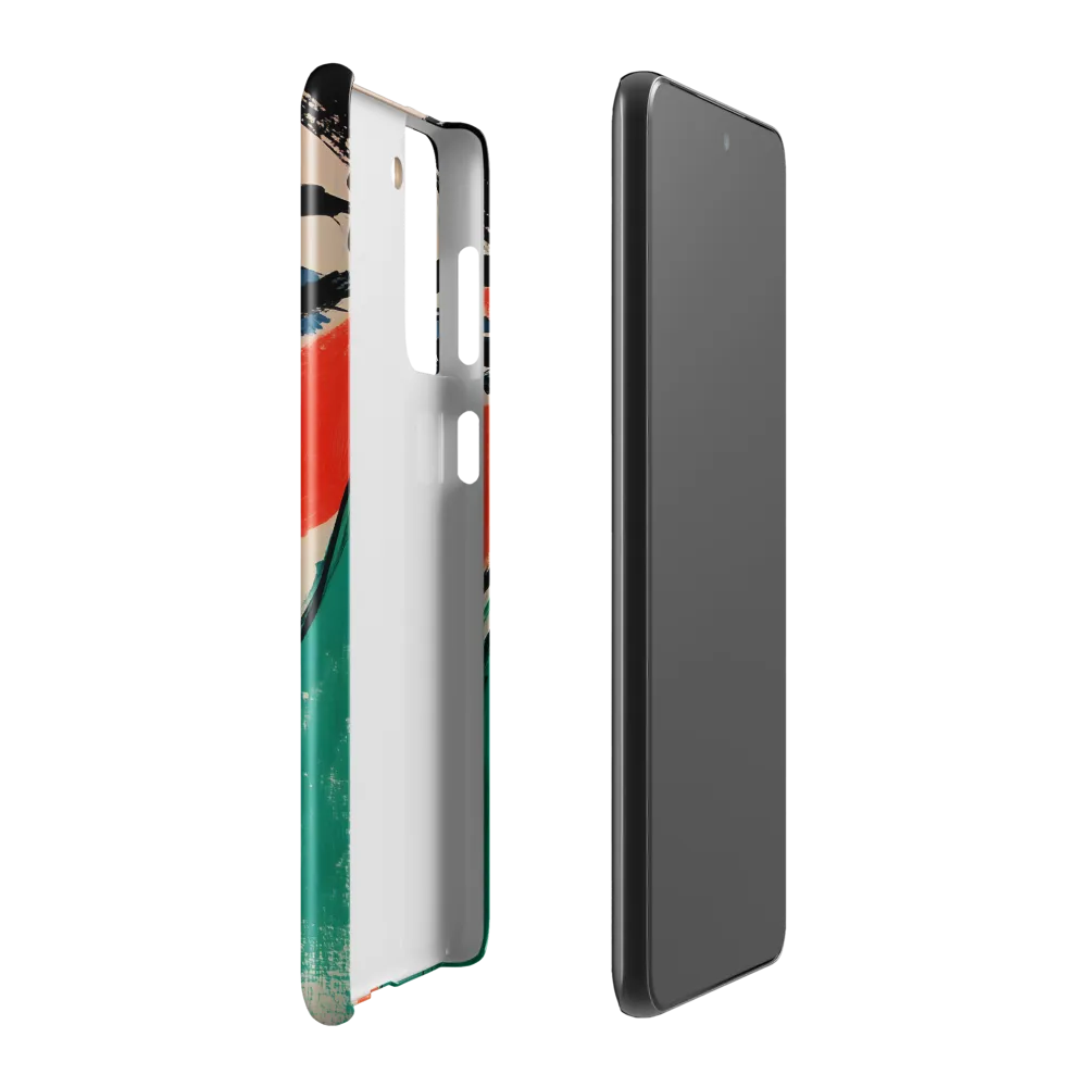 Vivid Portrait of a Modern Muse | Phone Case |  S21 Plus | Snap Case | Glossy
