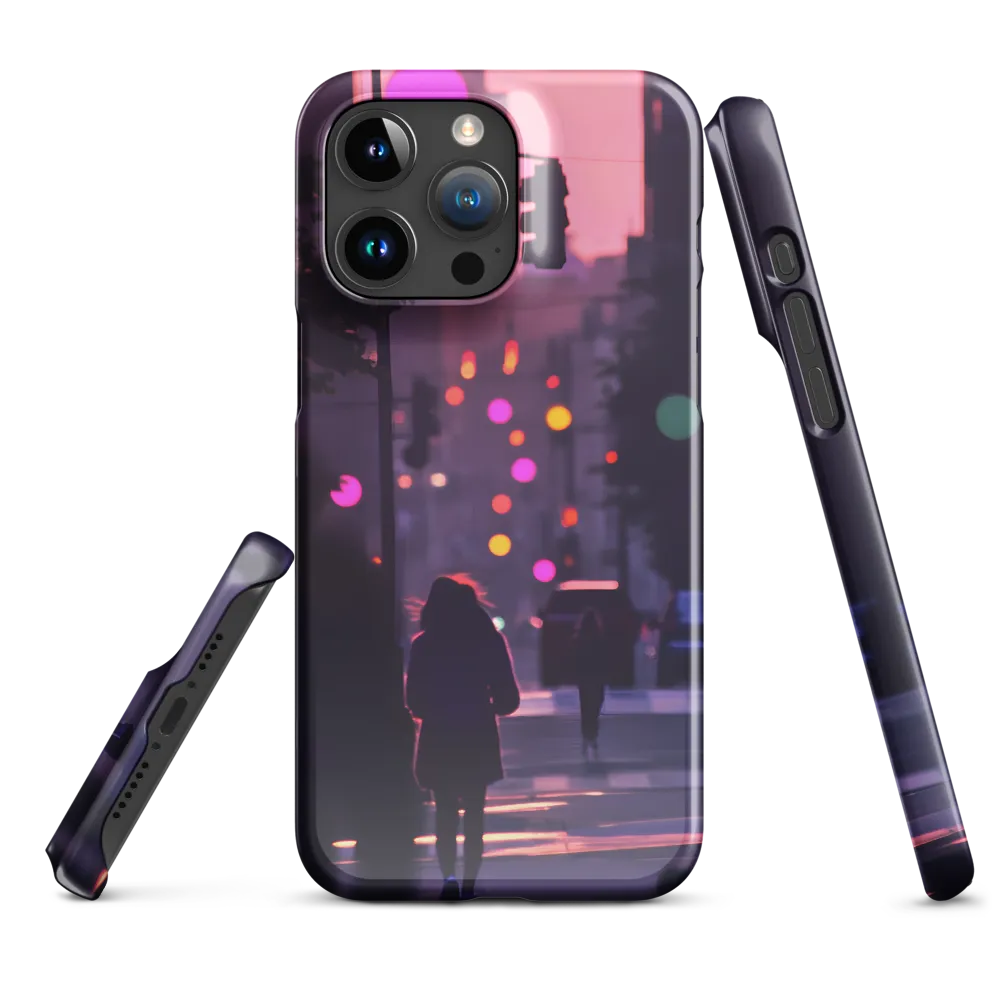 City Silhouettes at Dusk | Phone Case |  15 Pro Max | Snap Case | Glossy