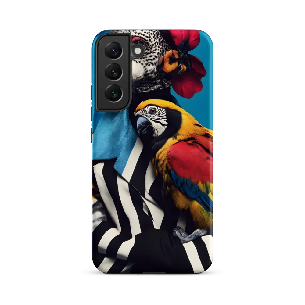 Vibrant Fusion of Flora and Fauna | Phone Case |  S22 Plus | Tough Case | Matte