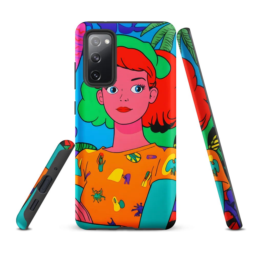 Tropical Vibes: A Playful Portrait