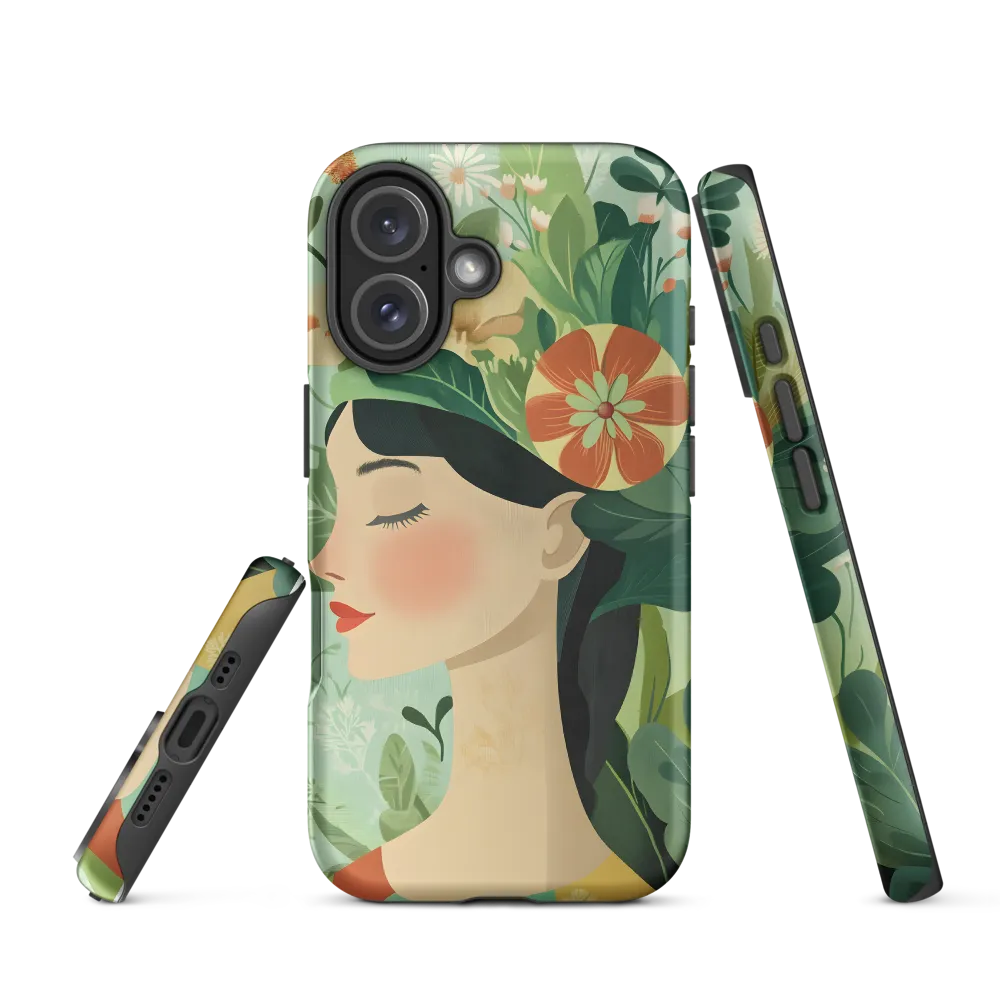 Serenity in Bloom | Phone Case |  16 | Tough Case | Matte