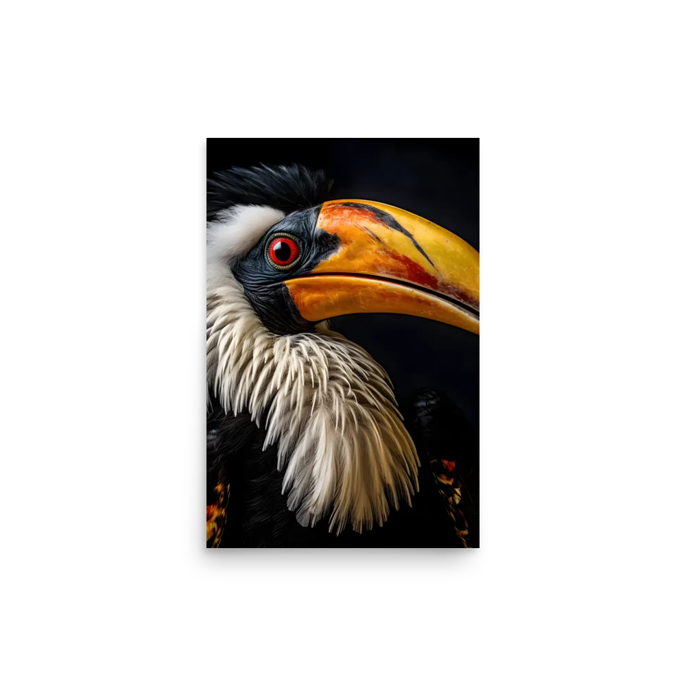 Majestic Hornbill Portrait