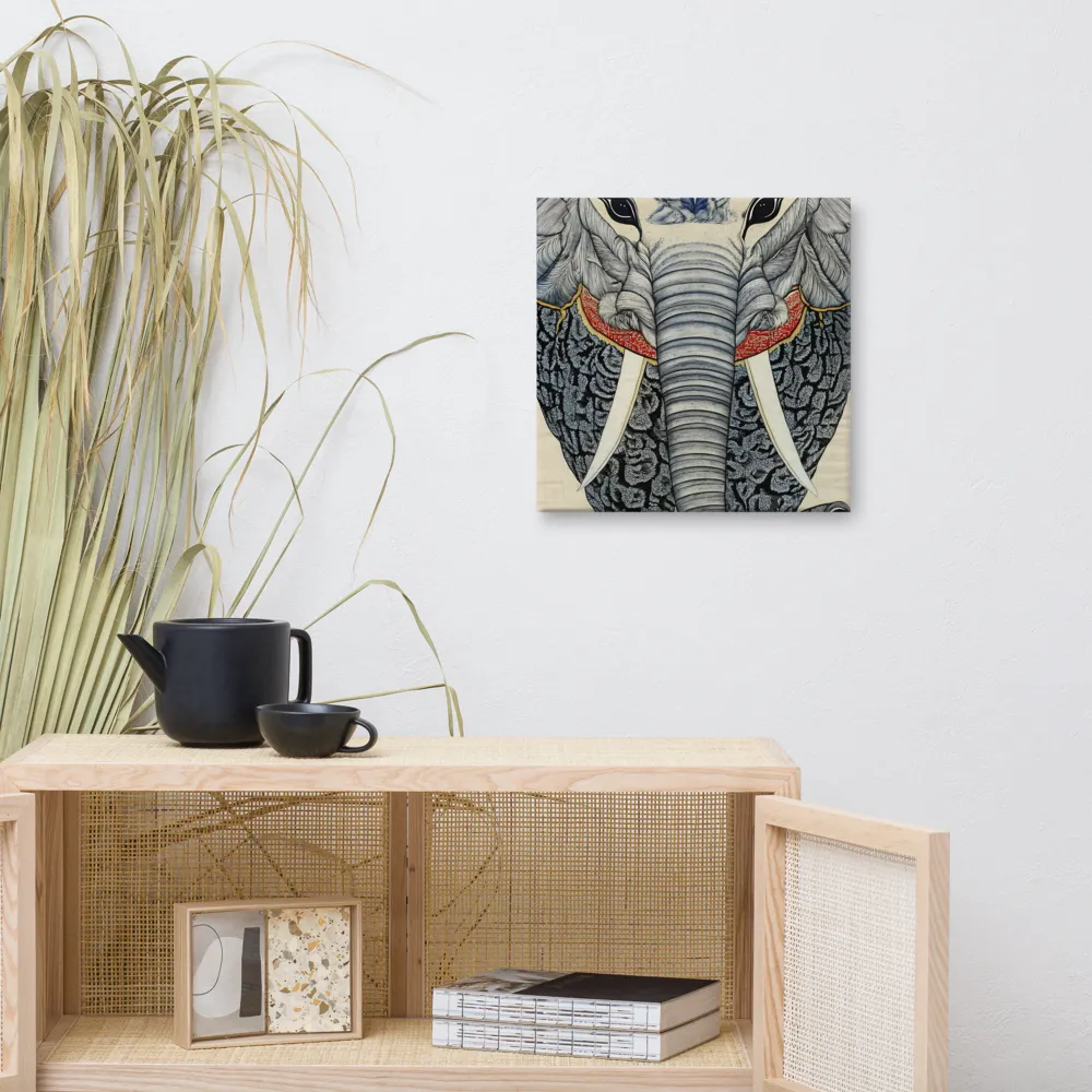 Majesty of the Elephant | Canvas | 16″×16″