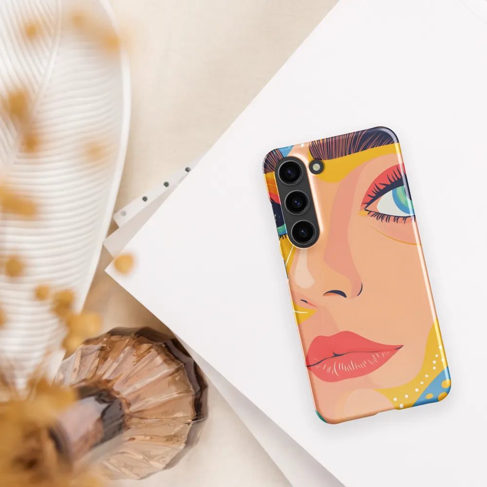 Radiant Reflections | Phone Case |  S23 | Snap Case | Glossy