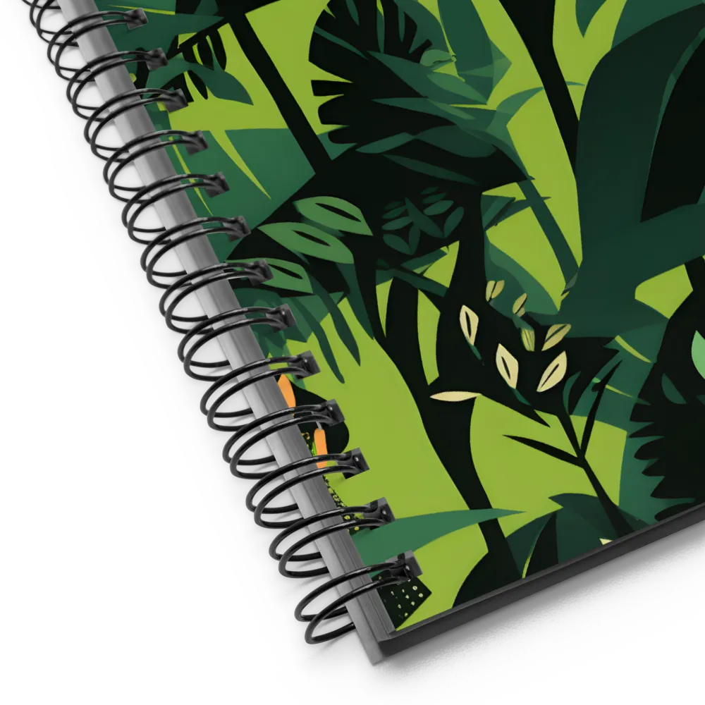 Harmony in Green | Spiral Notebook