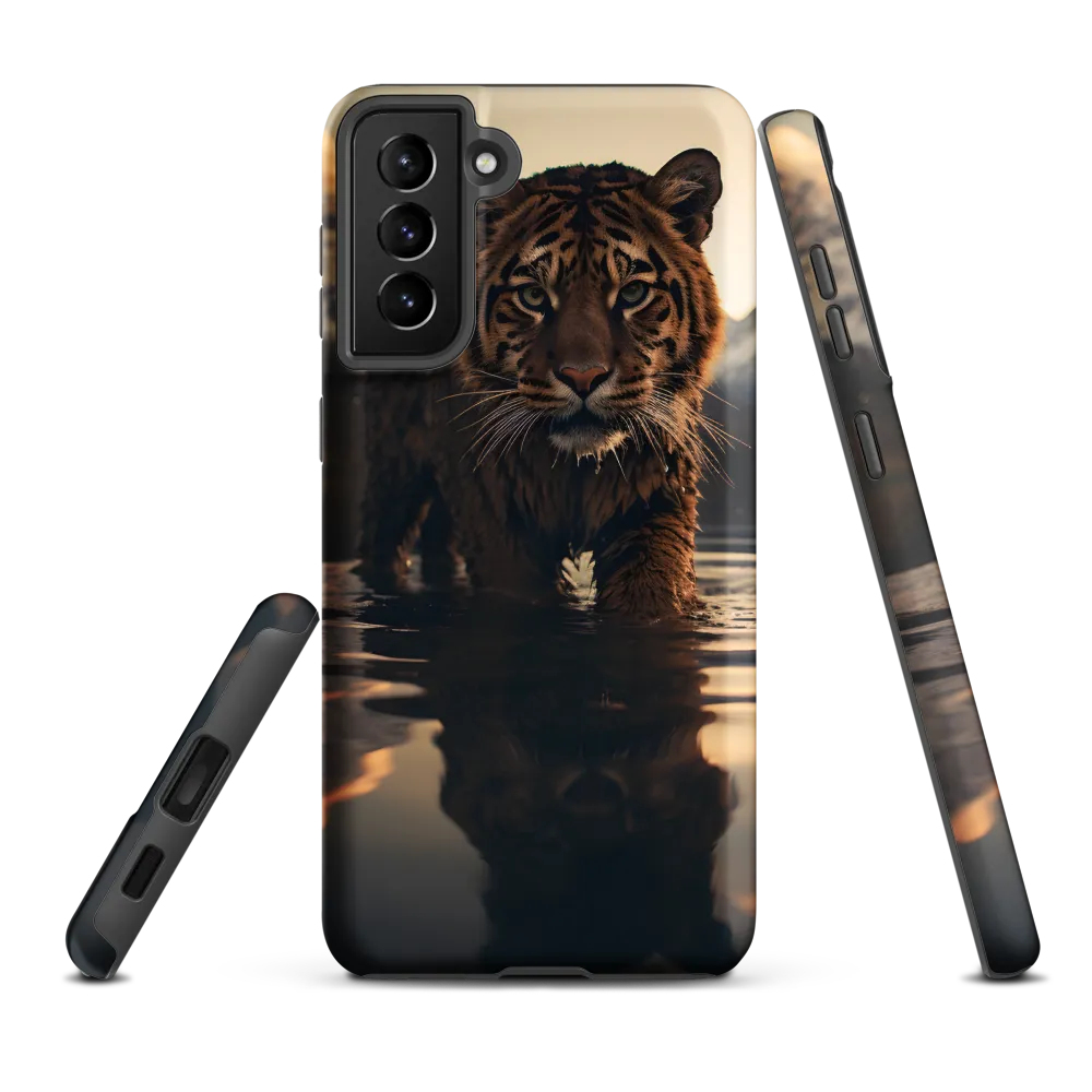 Majestic Reflection: The Tiger's Domain