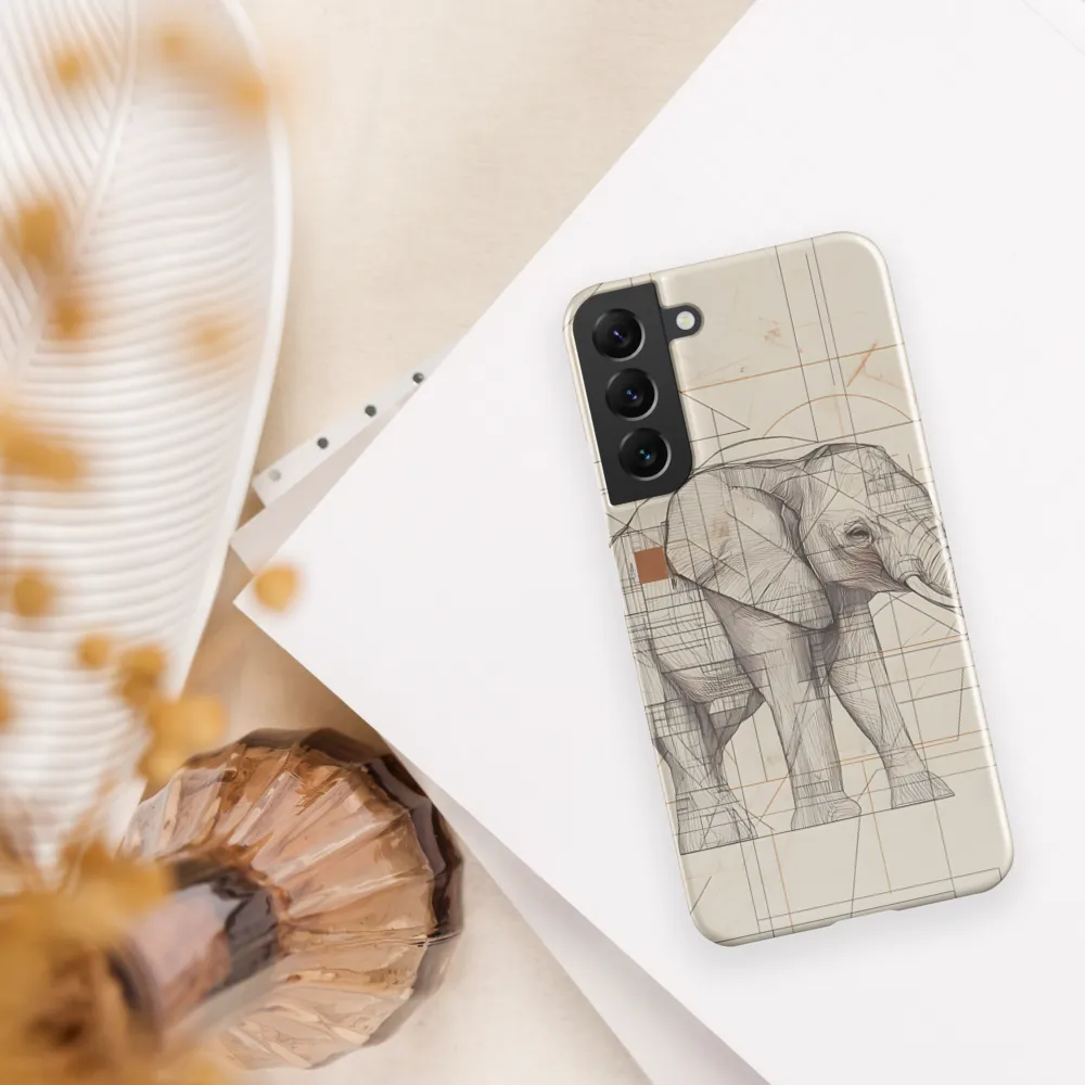 Geometric Elegance: The Steel Elephant