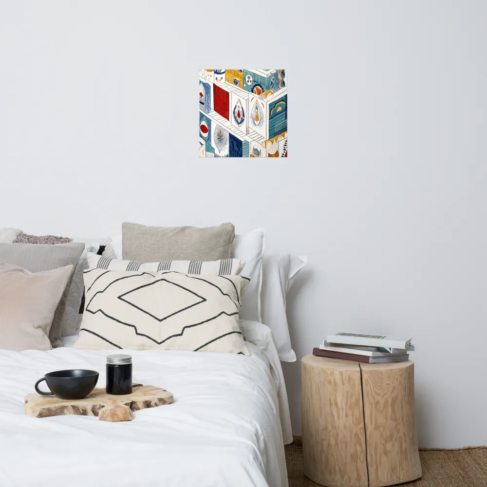 Symphony of Geometric Harmony | Poster | 18″×18″