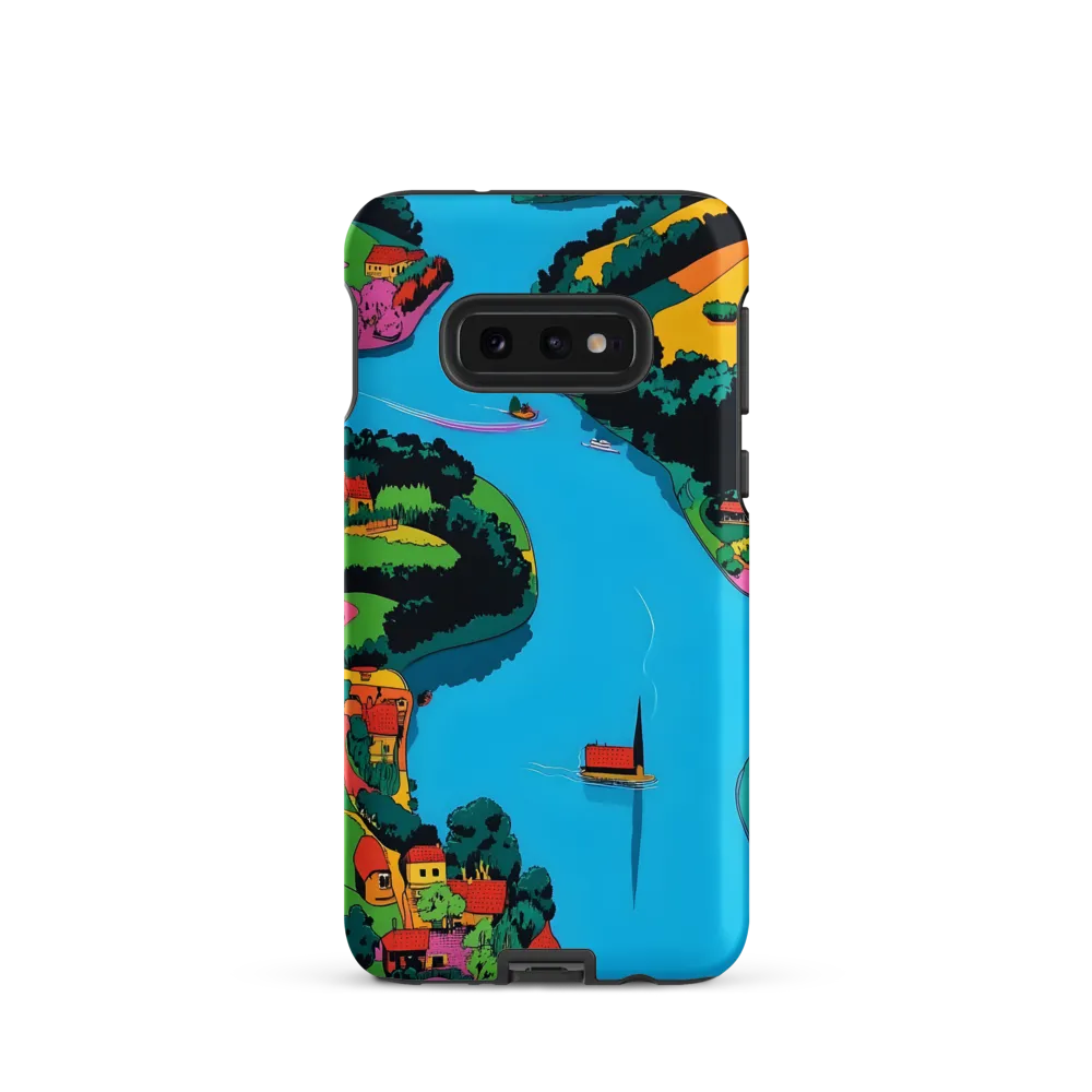 Whimsical River Landscape