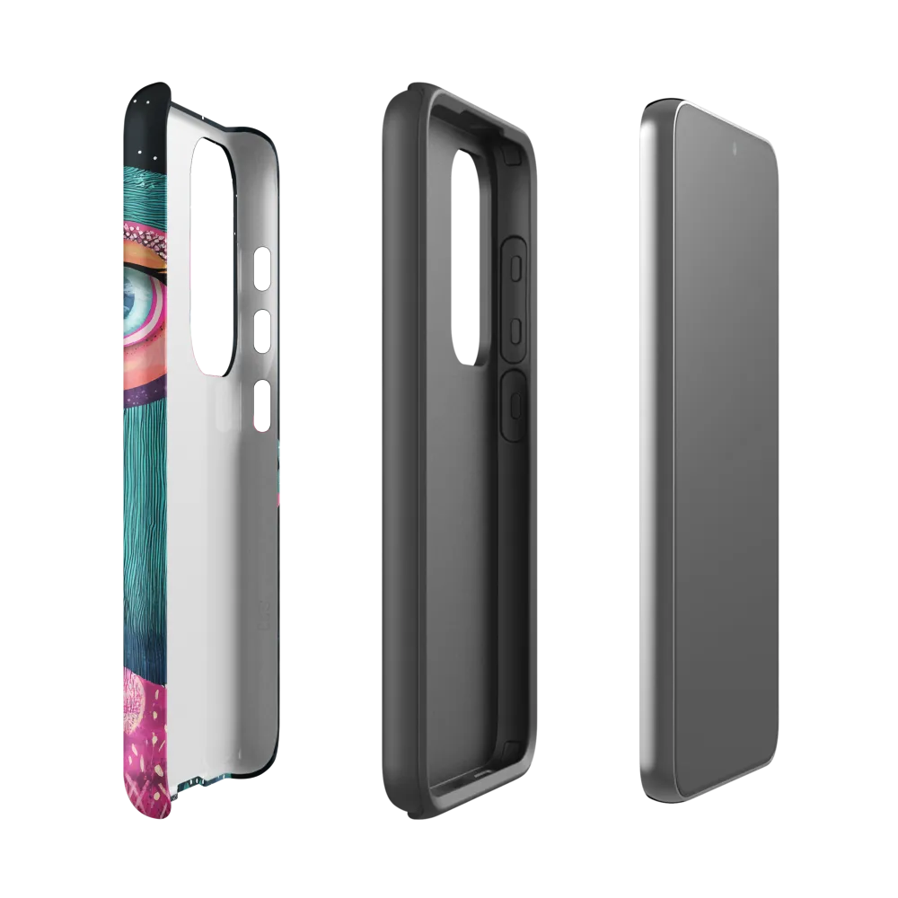 Whimsical Vulture: A Dance of Colors | Phone Case |  S23 | Tough Case | Matte
