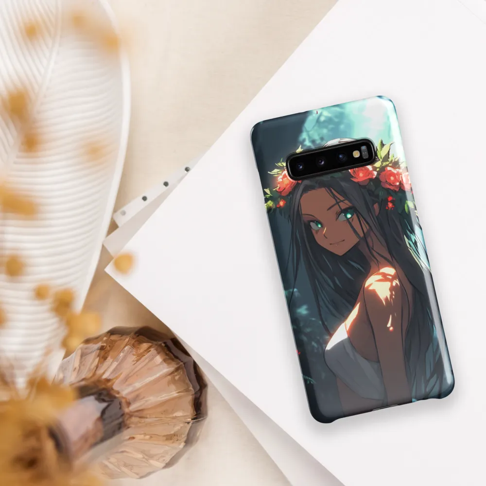 The Enchanted Forest Maiden | Phone Case |  S10 Plus | Snap Case | Glossy