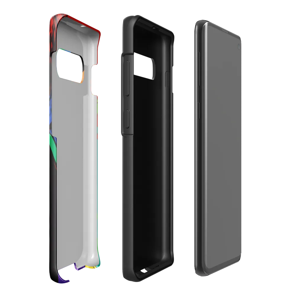 Vibrant Elegance | Phone Case |  S10 Plus | Tough Case | Glossy