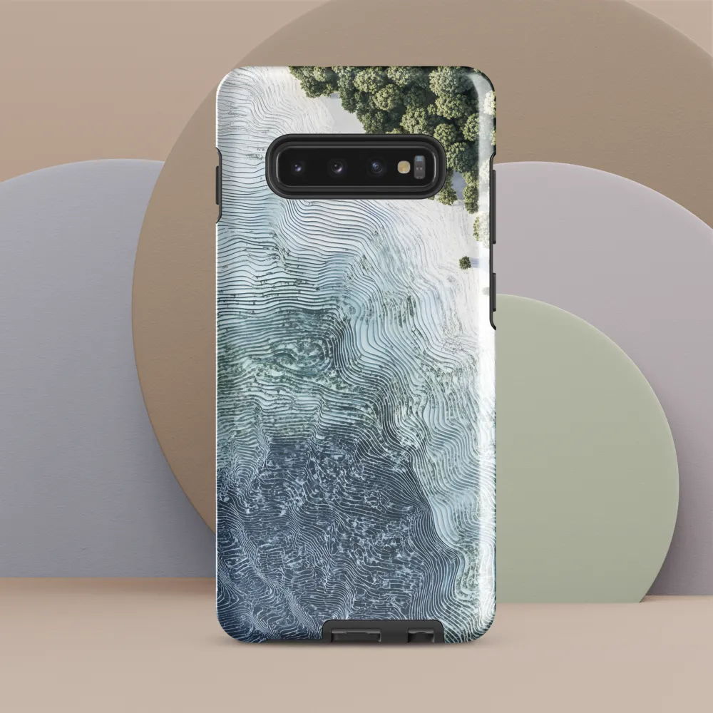 Serenity of Shorelines | Phone Case |  S10 Plus | Tough Case | Glossy