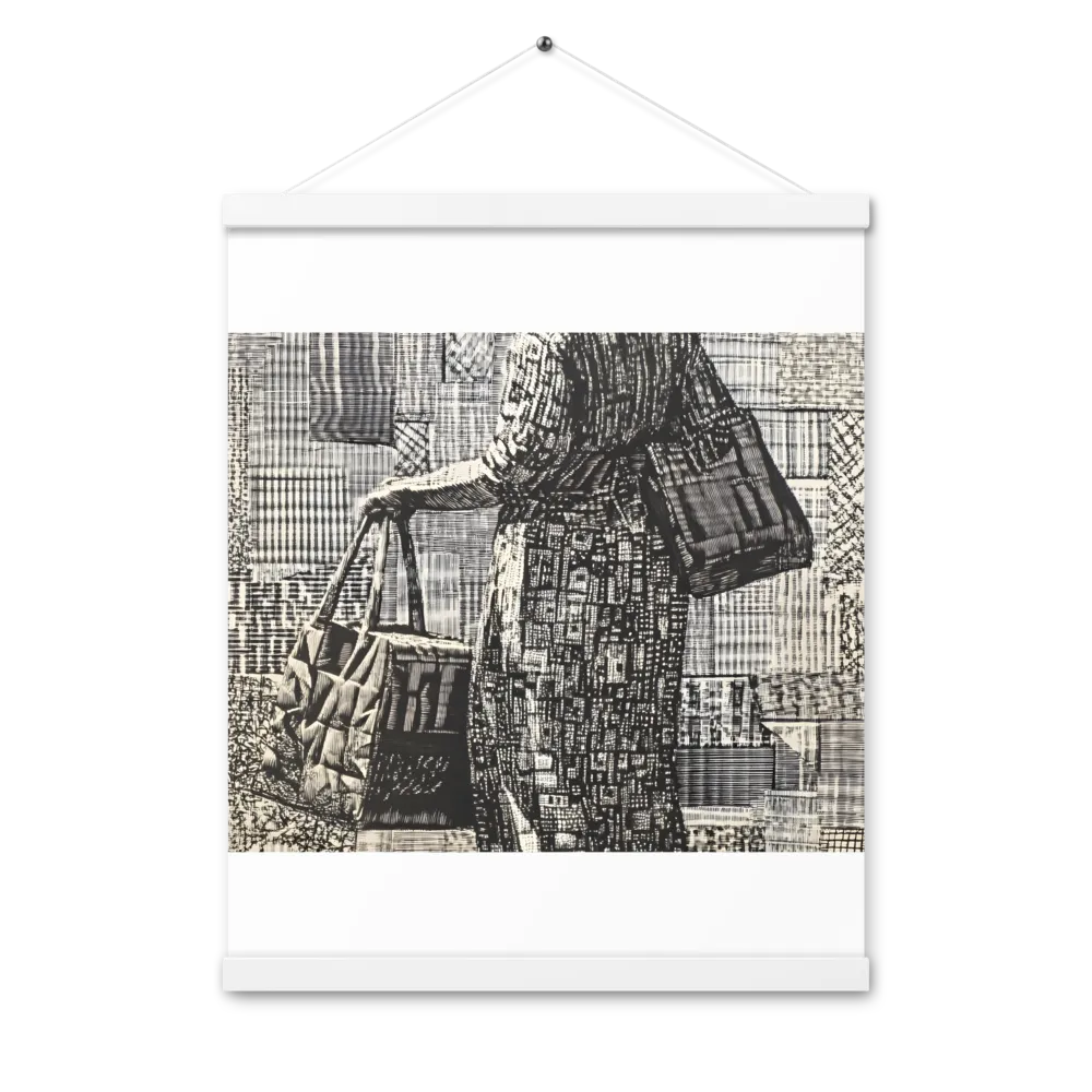 Urban Reflections: A Shopping Narrative | Poster With White Wood Hanger | 16″×20″