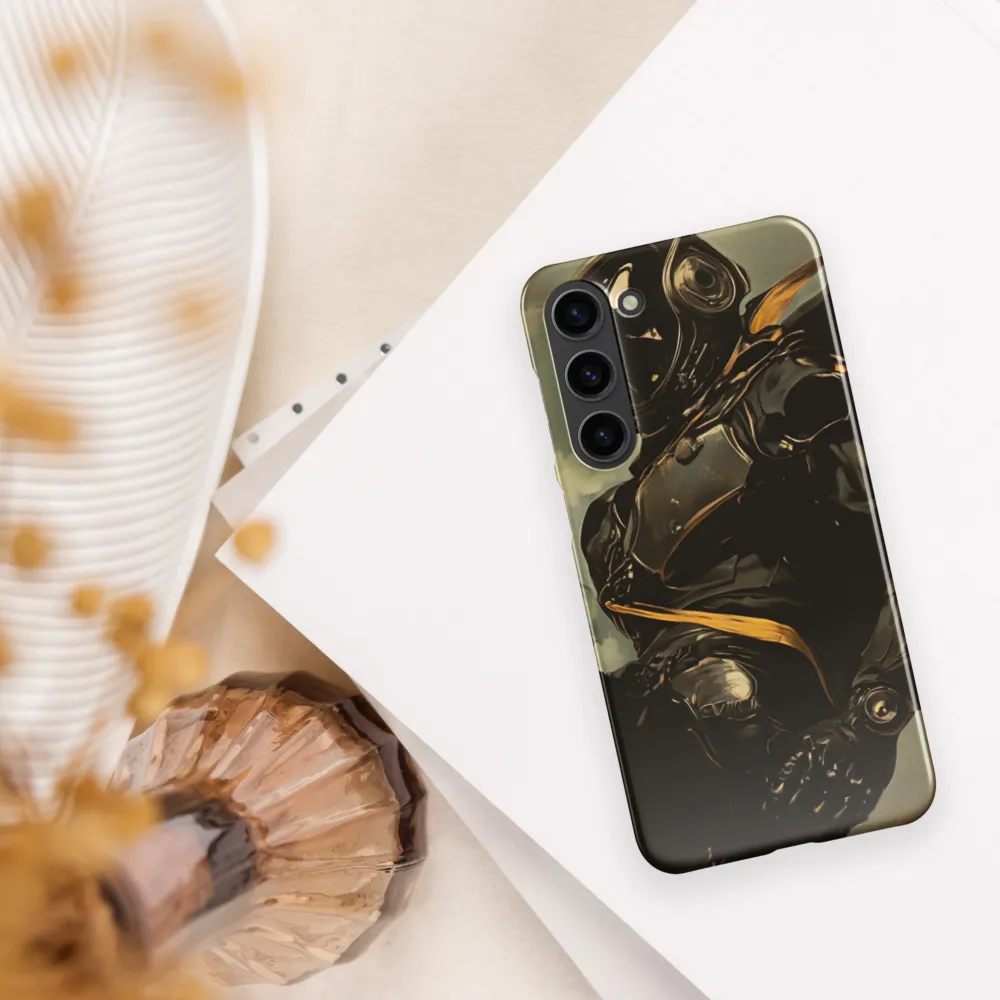 Ethereal Explorer: The Enigmatic Astronaut | Phone Case |  S23 Plus | Snap Case | Glossy