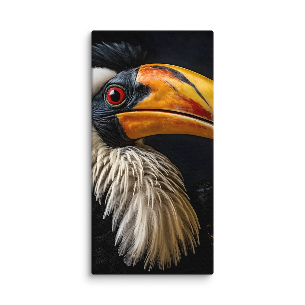 Majestic Hornbill Portrait | Canvas | 30″×60″
