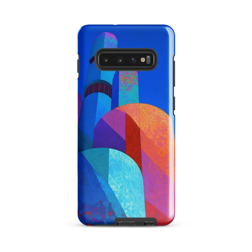 Vibrant Geometric Harmony | Phone Case |  S10 Plus | Tough Case | Glossy