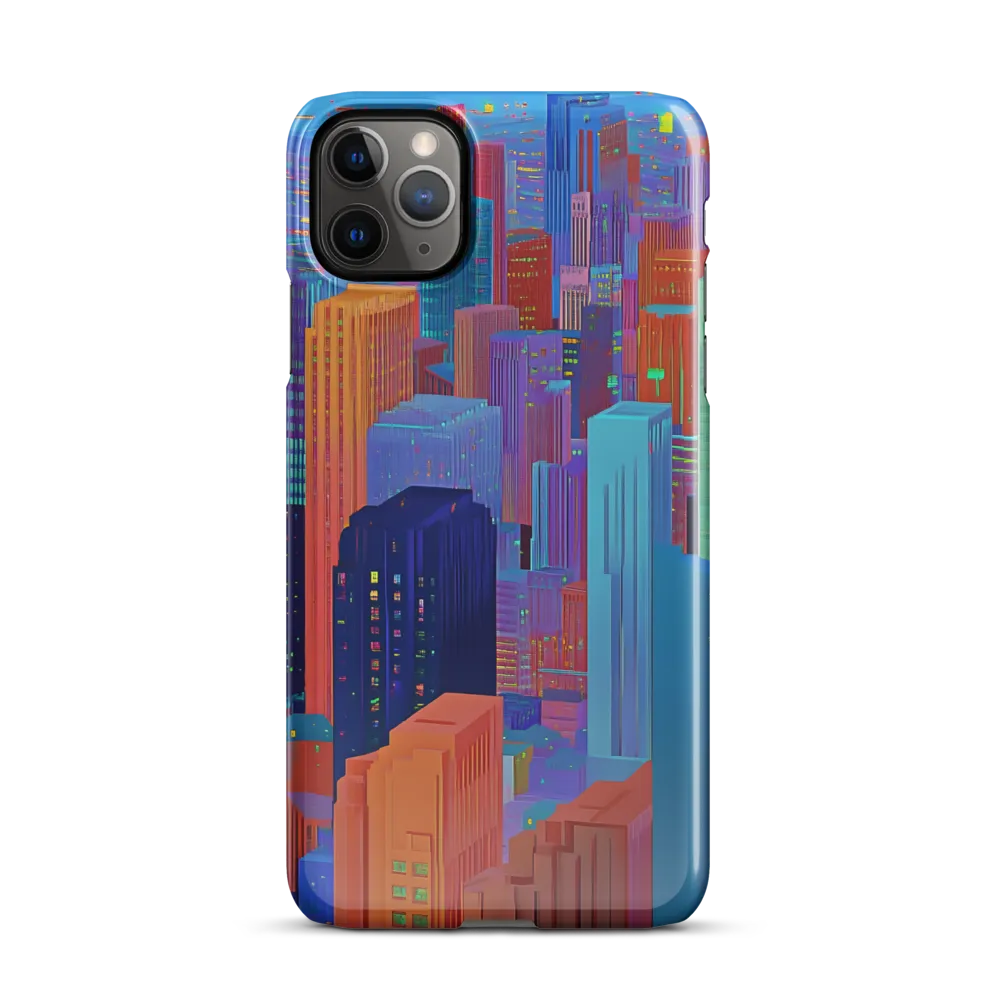 Vibrant Metropolis in Twilight | Phone Case |  11 Pro Max | Snap Case | Glossy