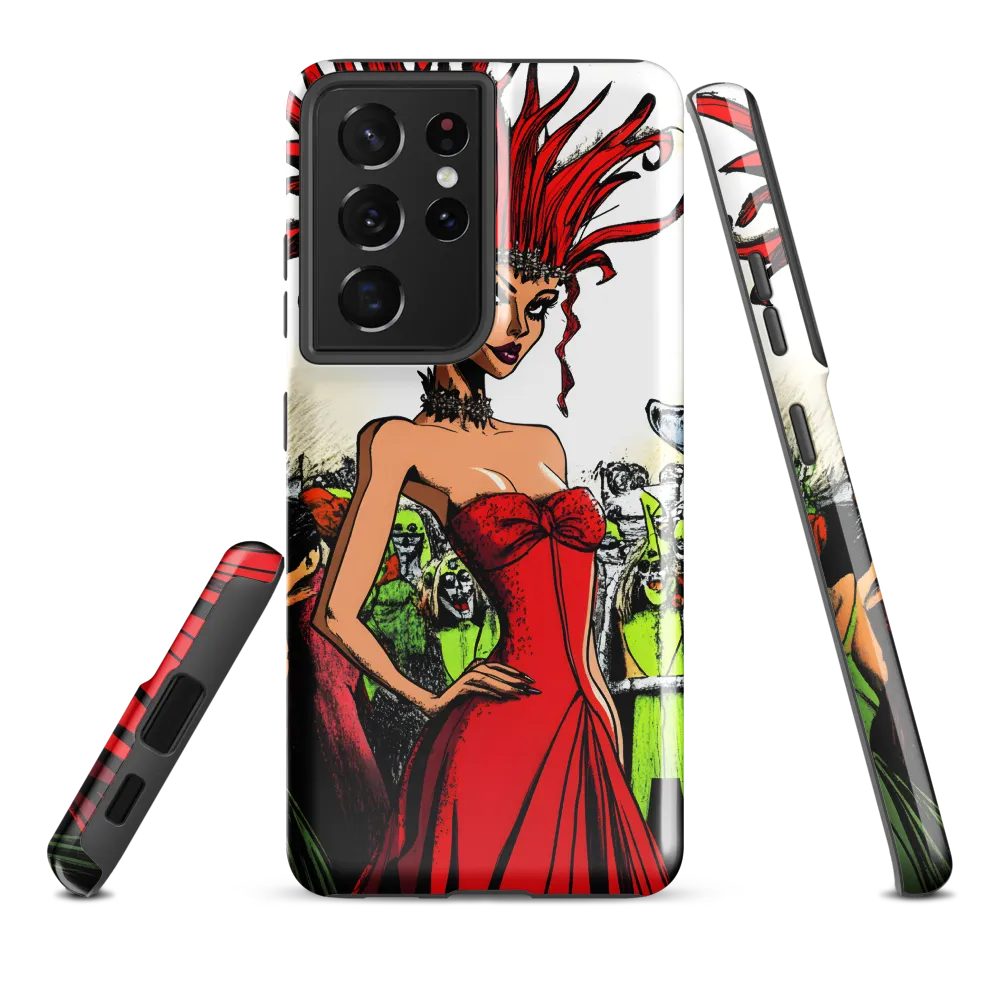 Fiery Elegance: A Fashion Statement