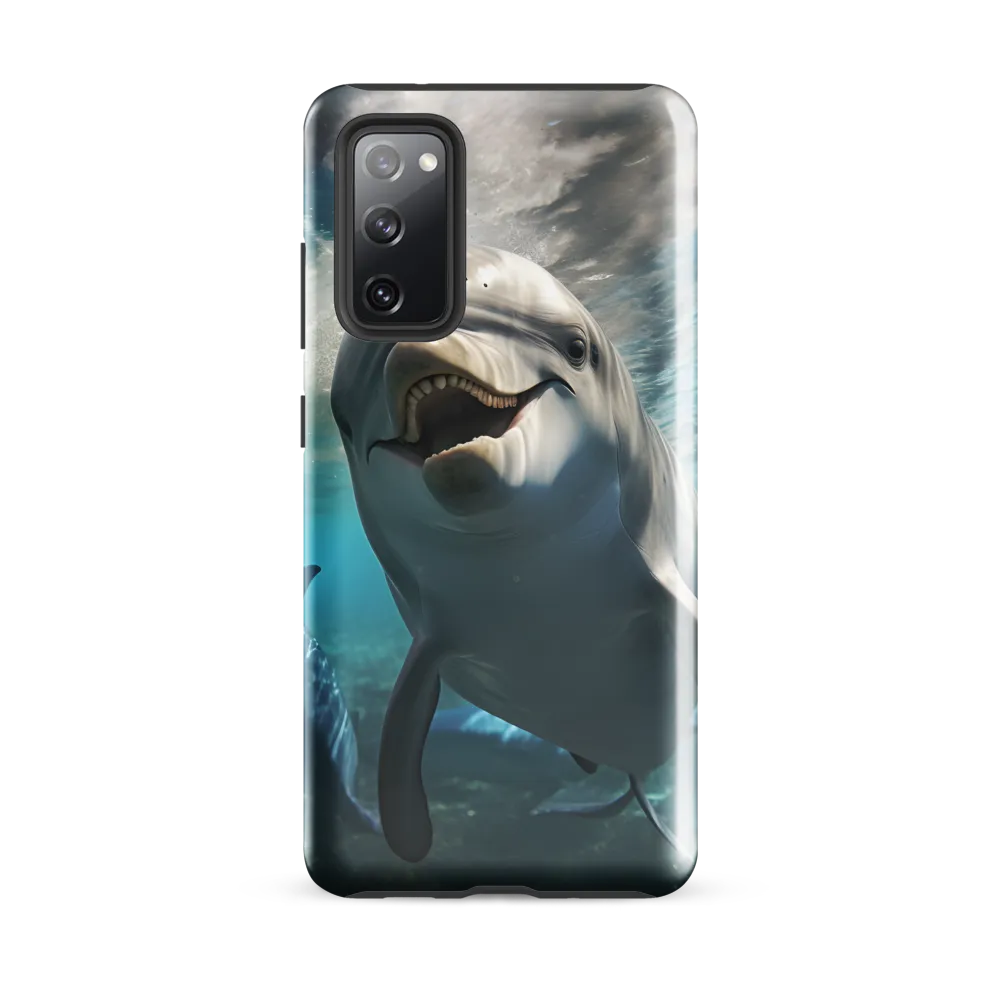 Beneath the Waves: A Dolphin's Dance
