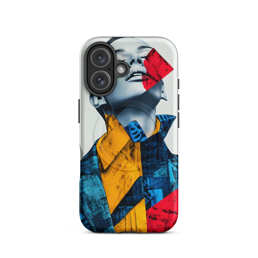 Fragmented Confidence: A Surreal Fashion Portrait | Phone Case |  16 | MagSafe® Tough Case | Matte