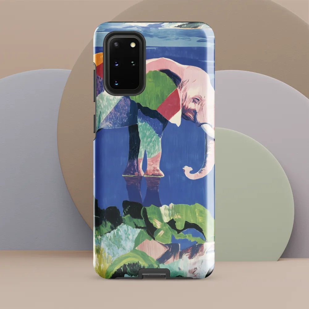 Serenity in Color: The Elephants of Reflection