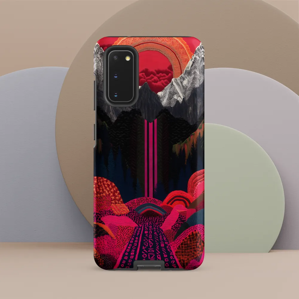 Ethereal Cascade: A Surreal Landscape