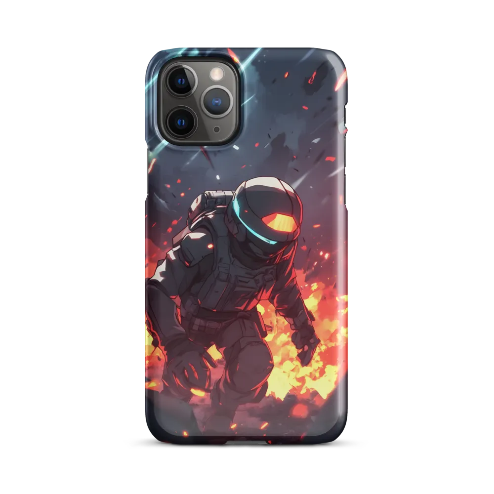 Astronaut Amidst Chaos