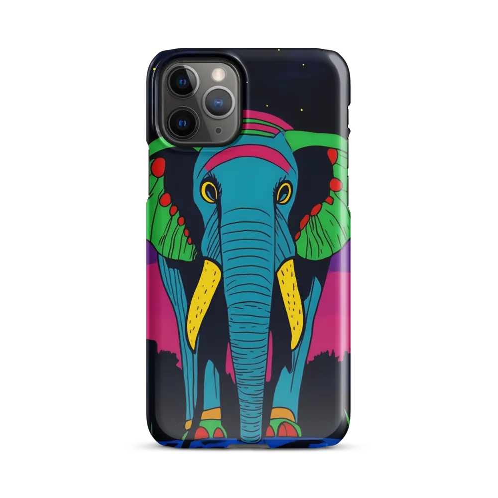 Whimsical Majesty: The Vibrant Elephant