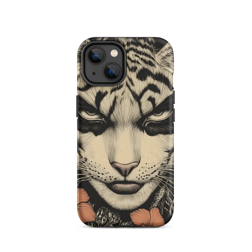 Feline Majesty: The Human-Leopard Connection | Phone Case |  14 | Tough Case | Matte