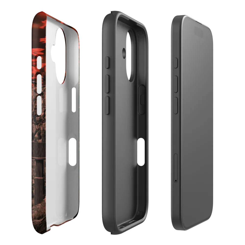 Mystical Reflections: A Surreal Landscape Adventure | Phone Case |  16 | Tough Case | Matte