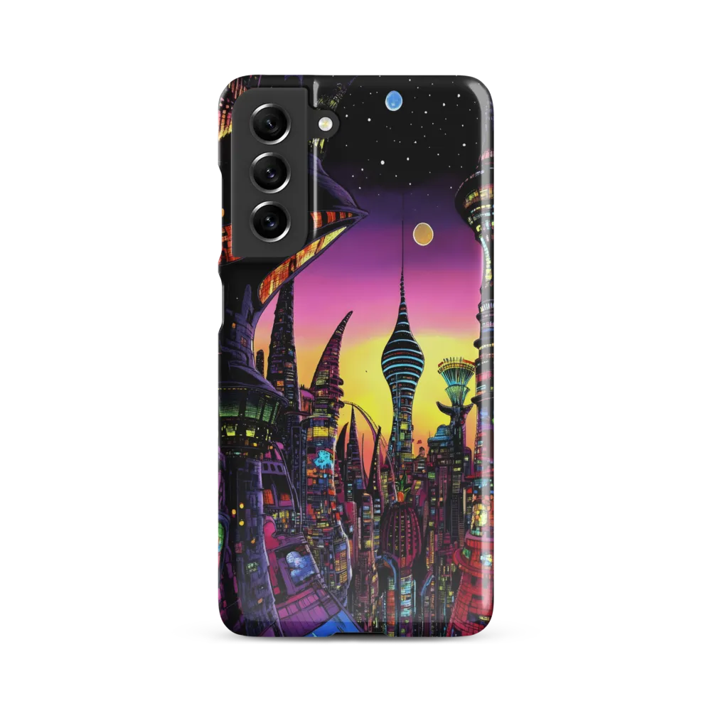 Futuristic Cityscape at Dusk