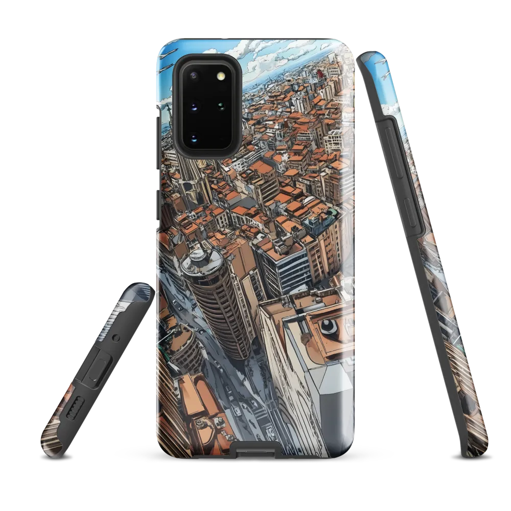Aerial Symphony of Urban Life