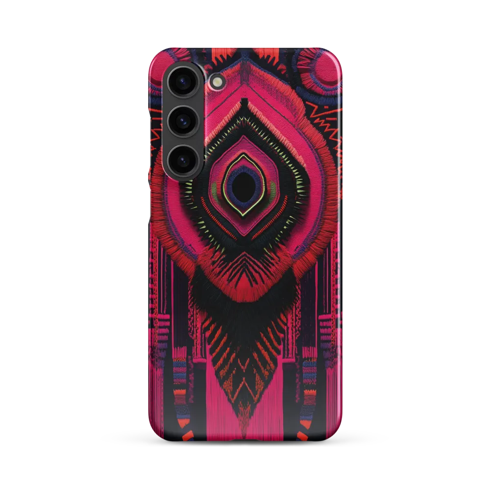 Neon Medallion — Central Weave