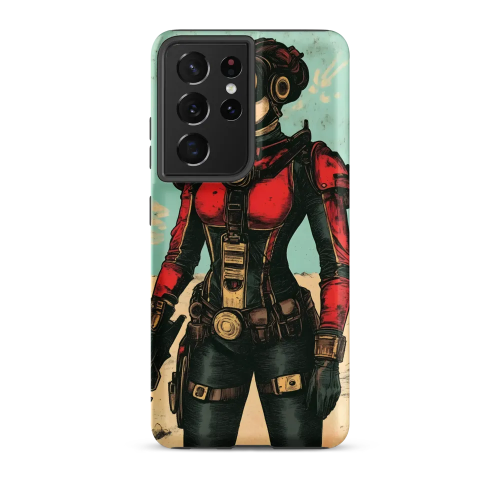 Futuristic Explorer: A Steampunk Adventure | Phone Case |  S21 Ultra | Tough Case | Matte