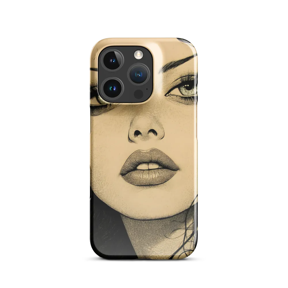 Enigmatic Gaze | Phone Case |  16 Pro | Snap Case | Glossy