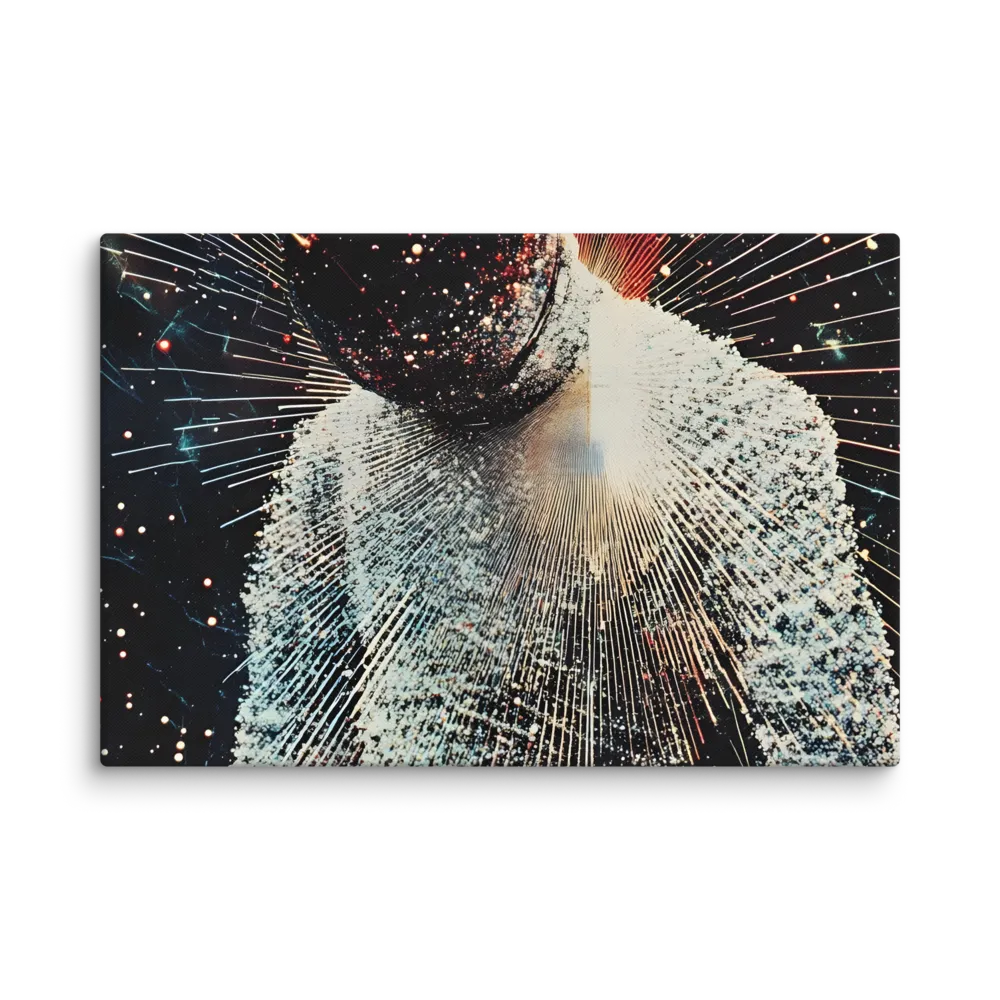 Ethereal Astronaut: A Journey Through the Cosmos | Canvas | 20″×30″