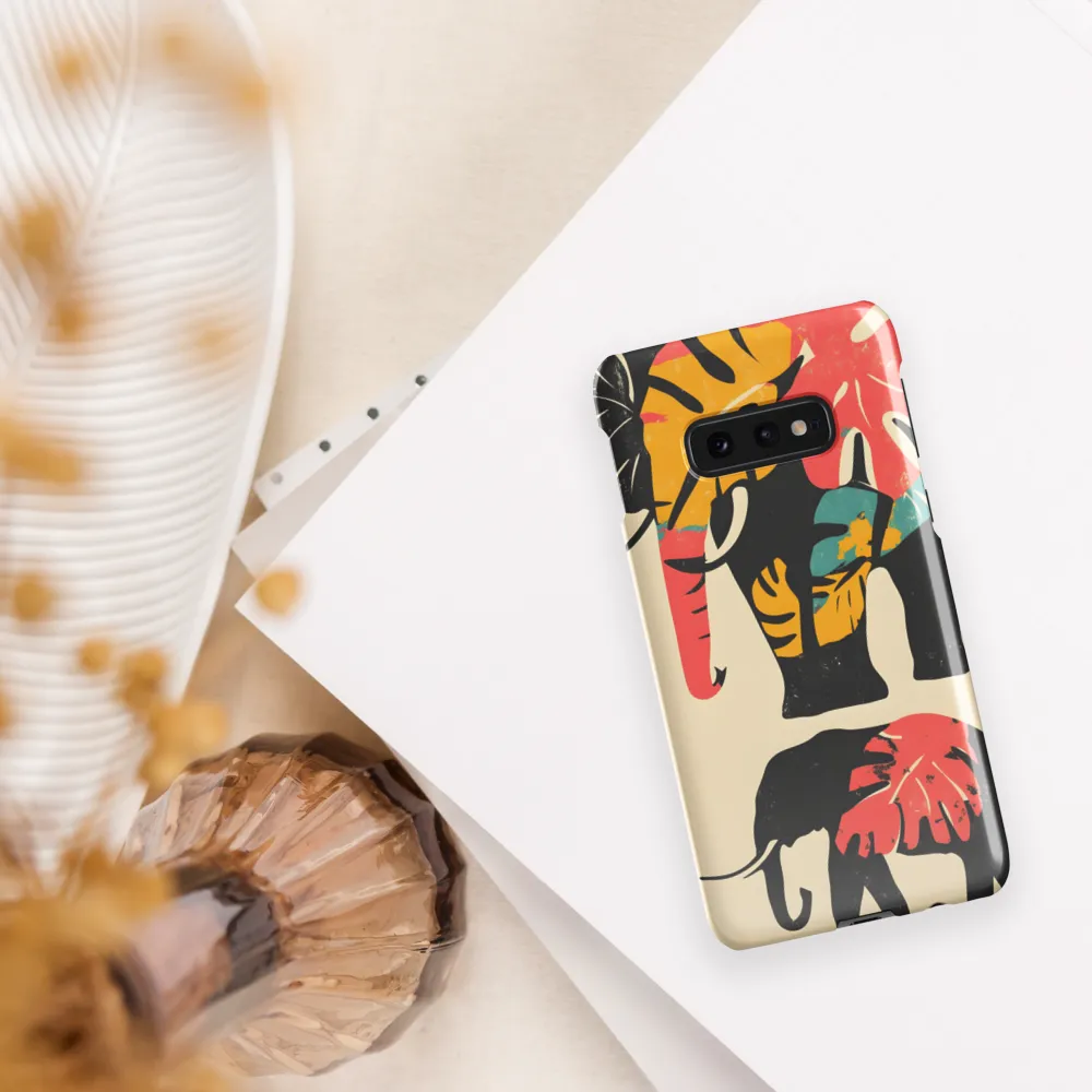 Tropical Elegance: The Elephant's Dance