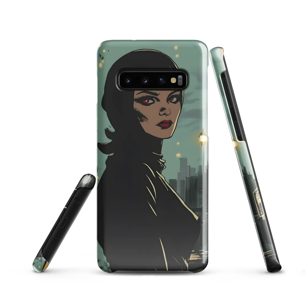 Shadows of Intrigue | Phone Case |  S10 | Snap Case | Glossy