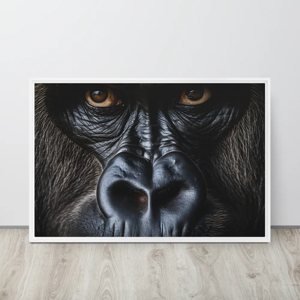 Gaze of the Wild: A Gorilla's Portrait