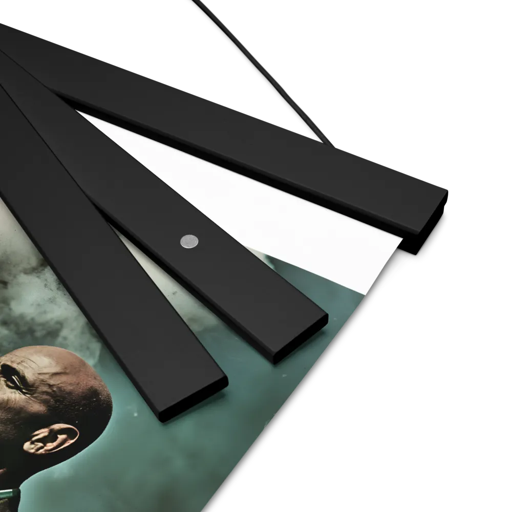 Clouded Thoughts | Poster With Black Wood Hanger | 8″×10″