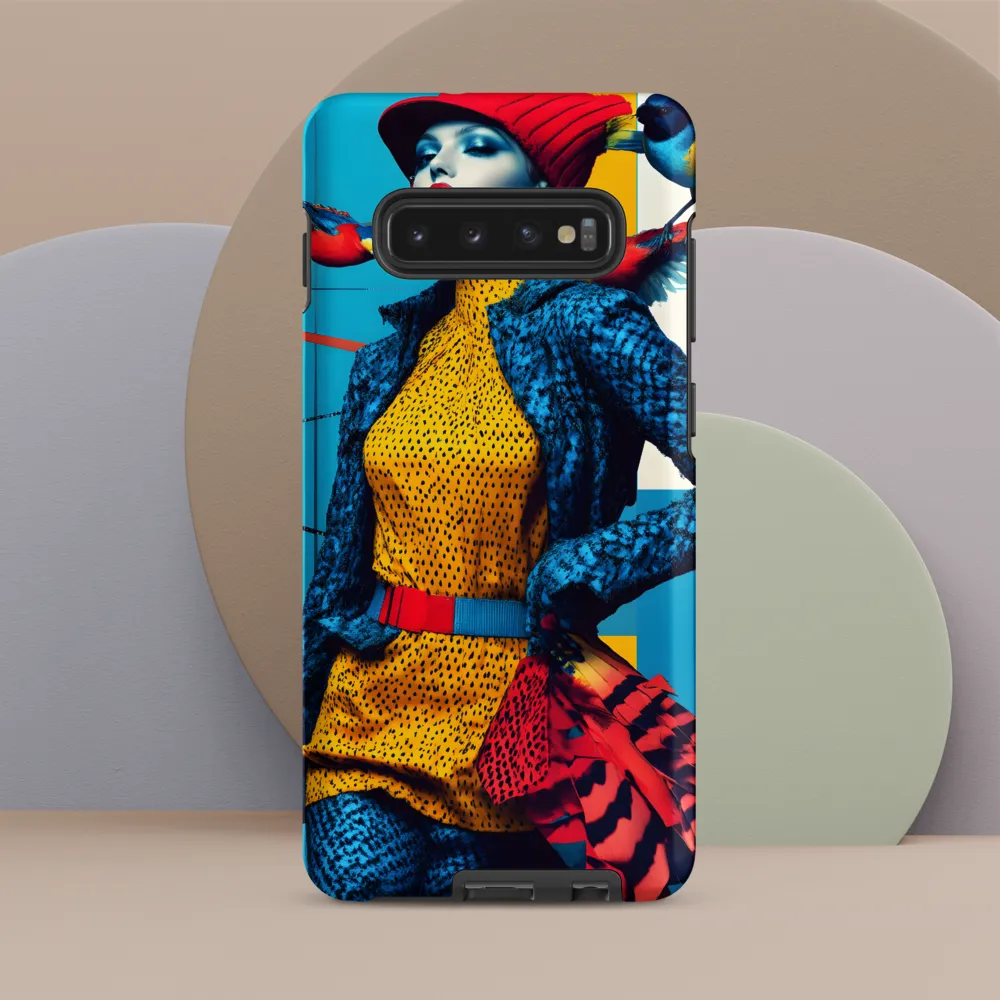 Vibrant Fusion of Nature and Fashion