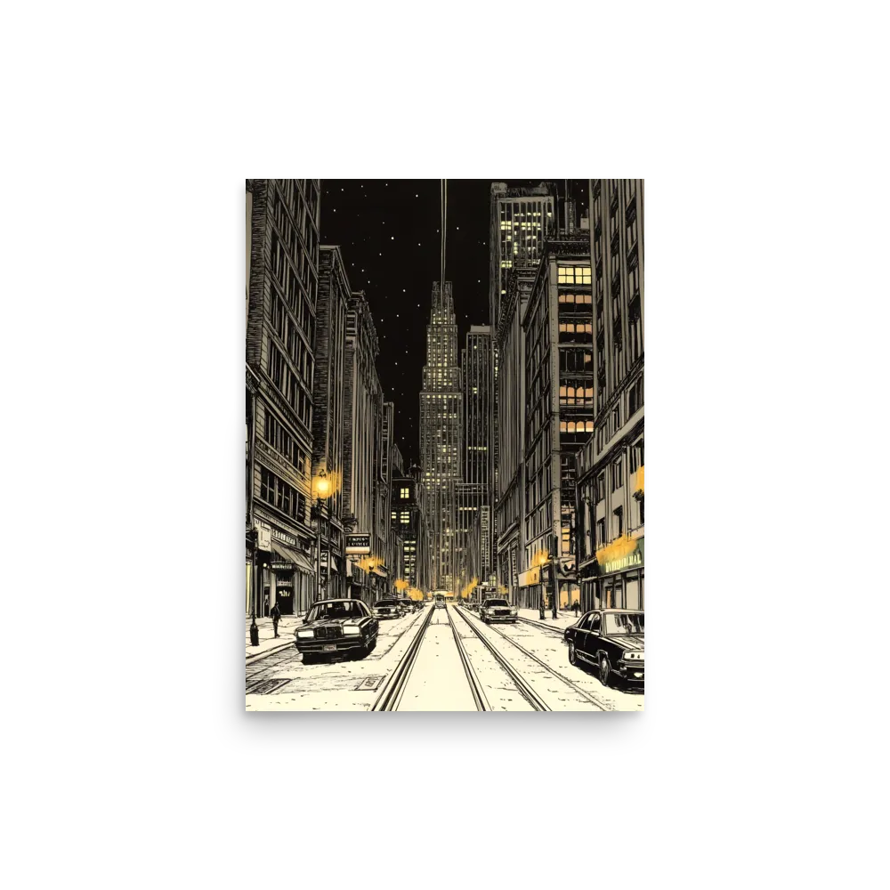 Whispers of the Night City | Poster | 12″×16″