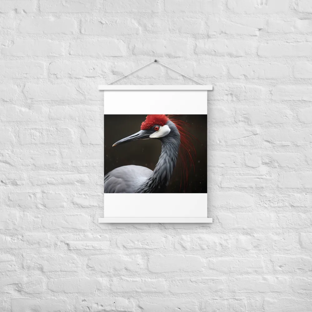 Ember-Crested Elegance | Poster With White Wood Hanger | 18″×24″