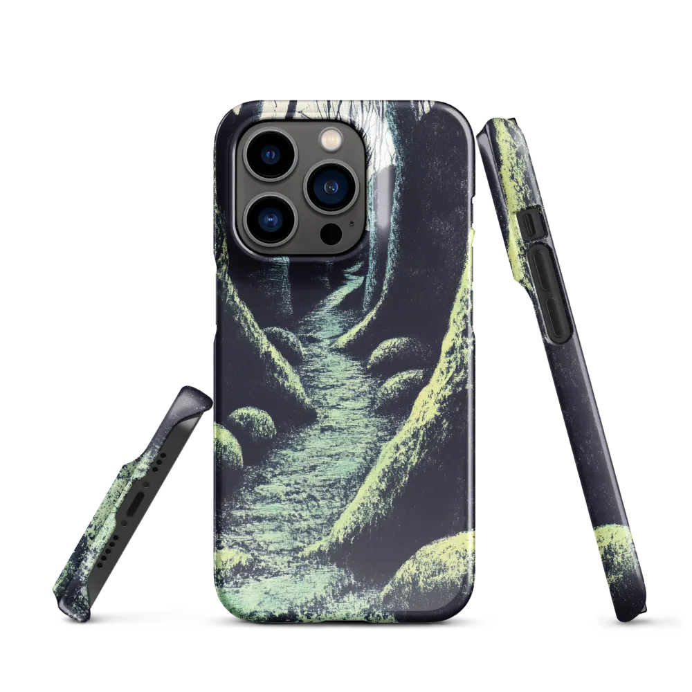 Whispers of the Tranquil Pathway | Phone Case |  14 Pro | Snap Case | Glossy