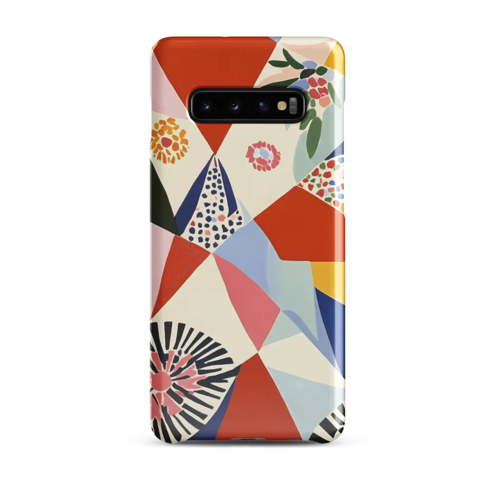 Vibrant Geometric Harmony | Phone Case |  S10 Plus | Snap Case | Glossy