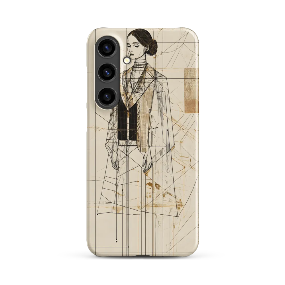 Elegance in Lines | Phone Case |  S24 Plus | Snap Case | Matte